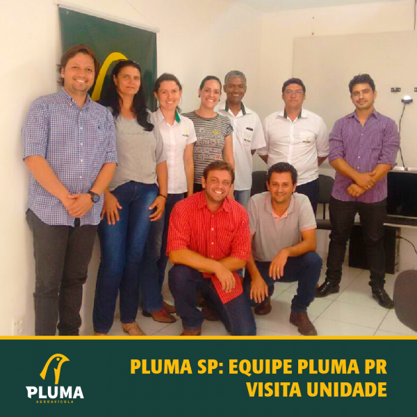 Pluma SP: Equipe Pluma PR visita unidade